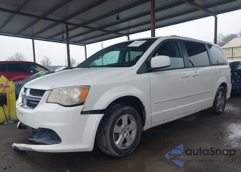 2012 Dodge Grand Caravan Sxt из США, поврежденный, VIN 2C4RDGCG1CR273942